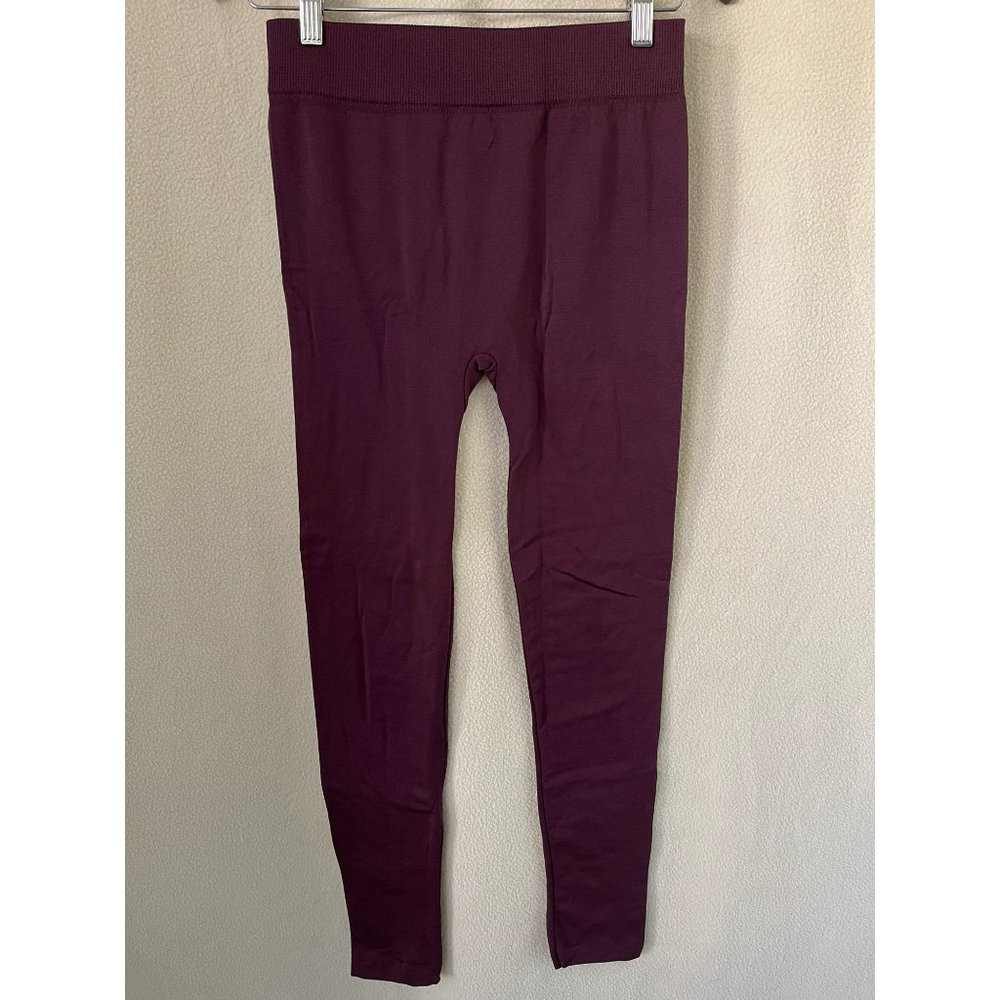Plum High Waist Stretch Thicker Leggings